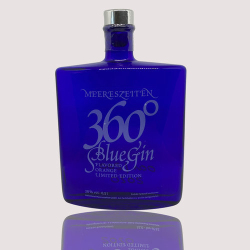 360° Blue Gin (0,5 Liter) / Flavored Orange